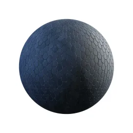 Dark grey tear concrete pavement